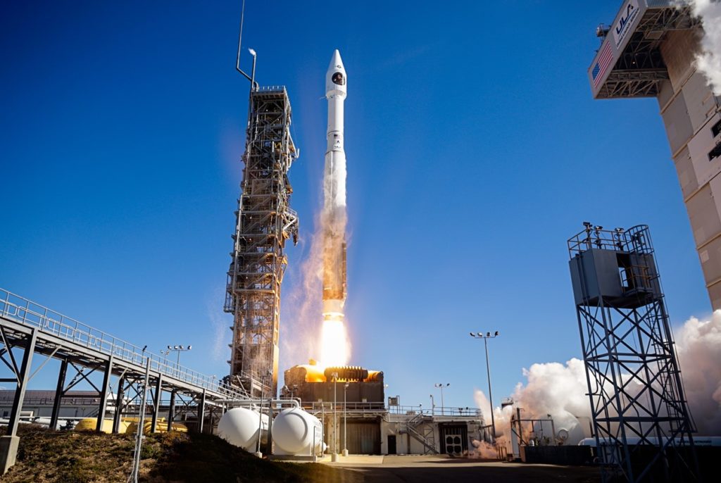 ULA's Atlas 5 rocket lifts off with NROL 79.