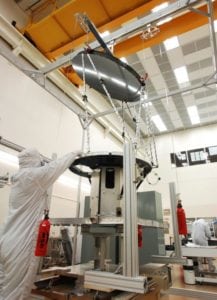 GMI instrument being constructed at Ball Aerospace.
