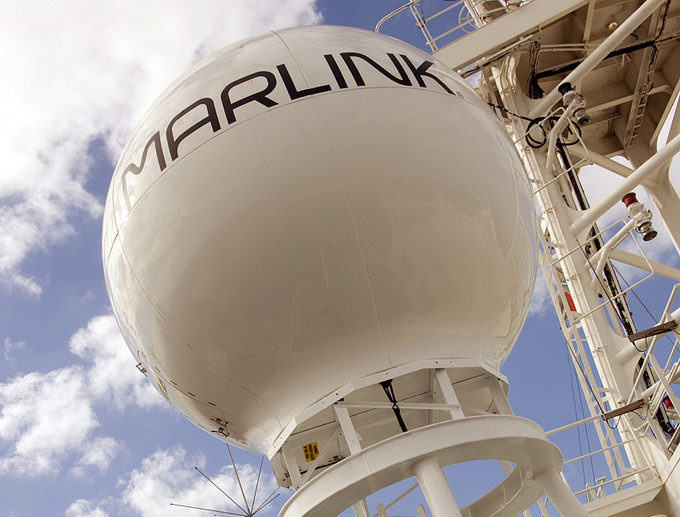 Marlink antenna. Photo: Marlink.