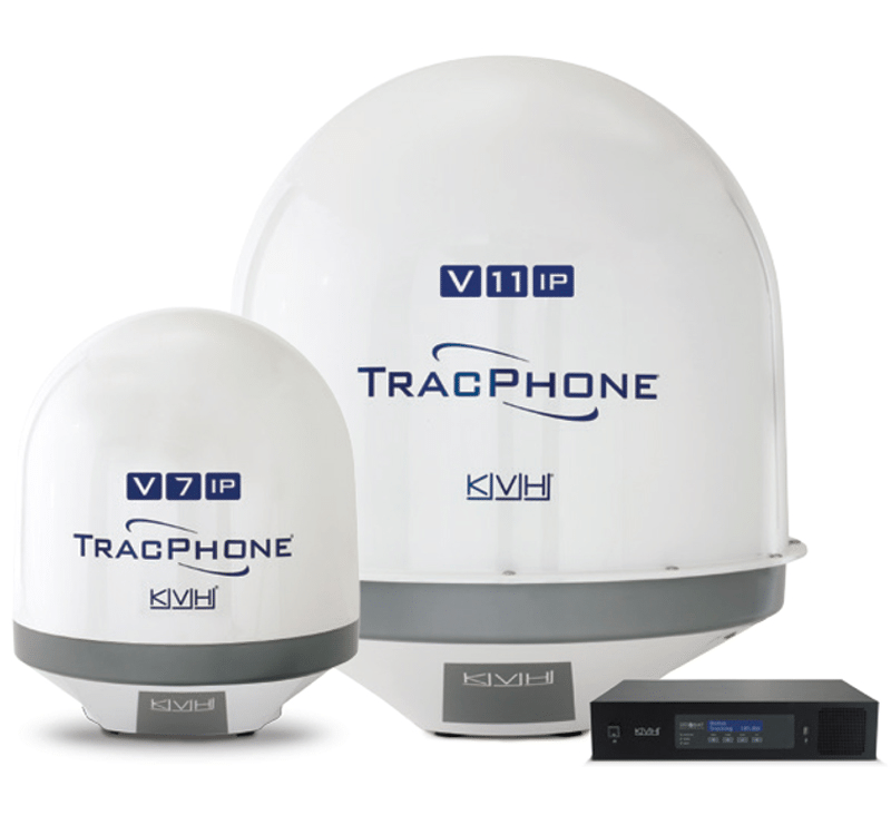 KVH Tracphone terminal.
