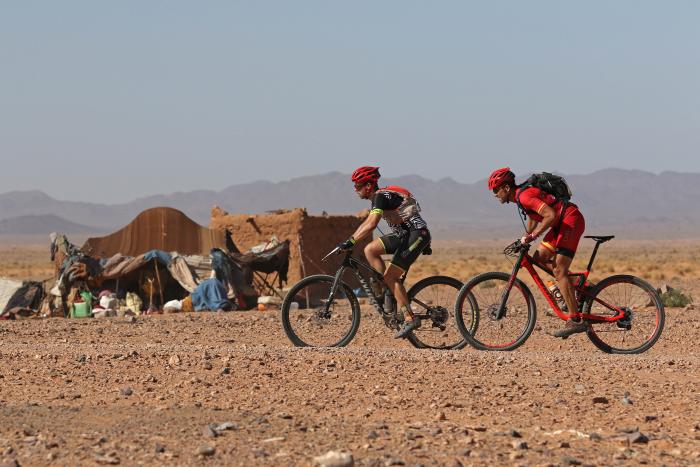 Titan Desert bikers. Photo: Garmin. 