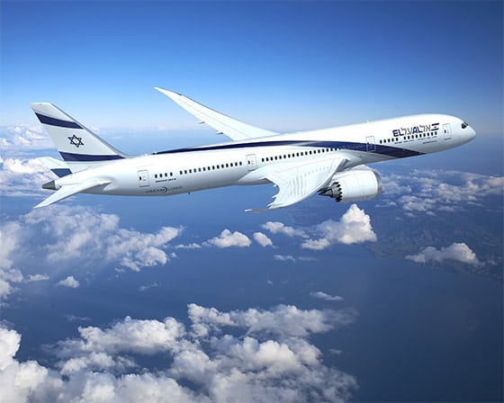 Boeing 787 Dreamliner. Photo: El Al Airlines. 