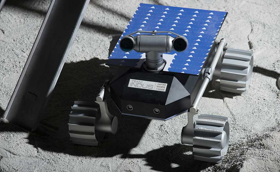 TeamIndus' all-terrain rover. Photo: TeamIndus.