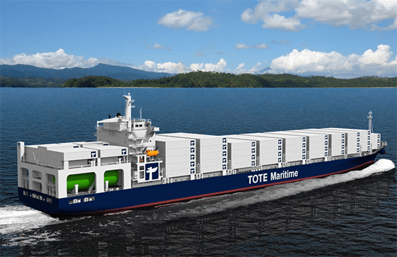 Tote Maritime Isla Bella vessel. Photo: Tote Maritime.