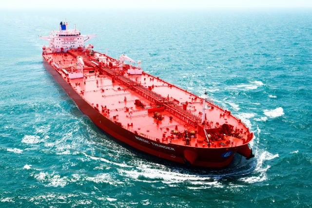 Active Shipping's Nordic Thunder vessel. Photo: Active Shipping.