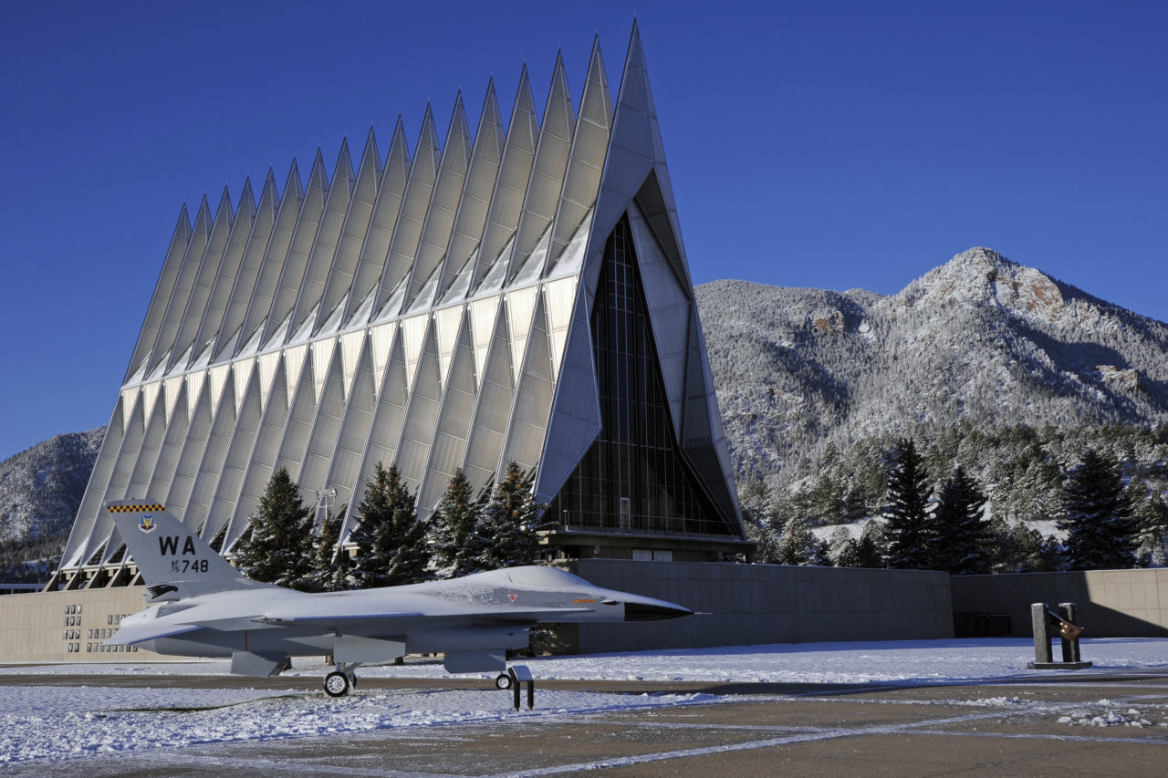 The Cadet Chapel at the U.S. Air Force Academy in Colorado Springs, CO. Photo: U.S Air Force. 
