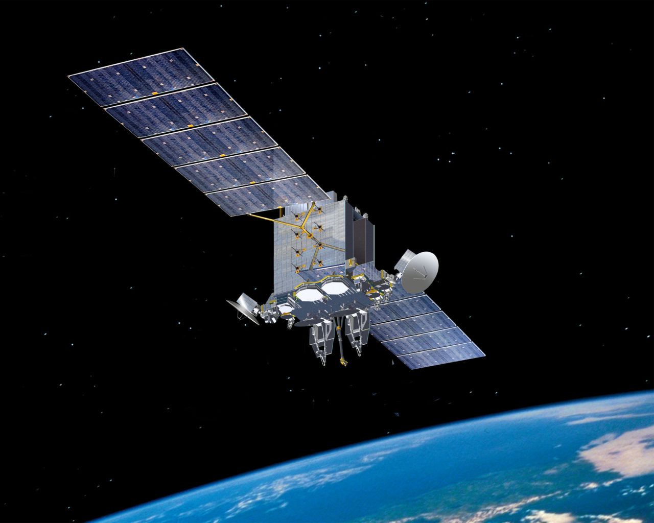 An Advanced Extremely High Frequency (AEHF) satellite. Photo: Lockheed Martin. 