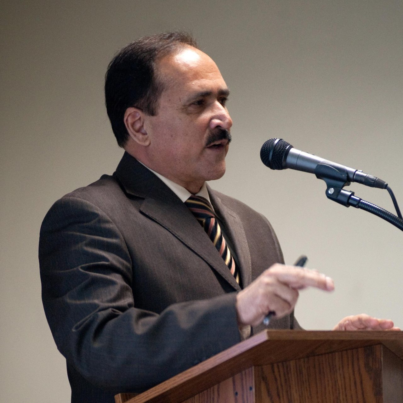 Amirzai_Zangin, former minister of Communications and Information Technology, at a 2011 ISAF communications and technology conference in Kabul.