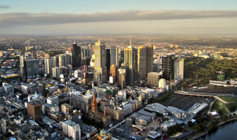 Melbourne, Australia skyline. Photo: MagPixel.
