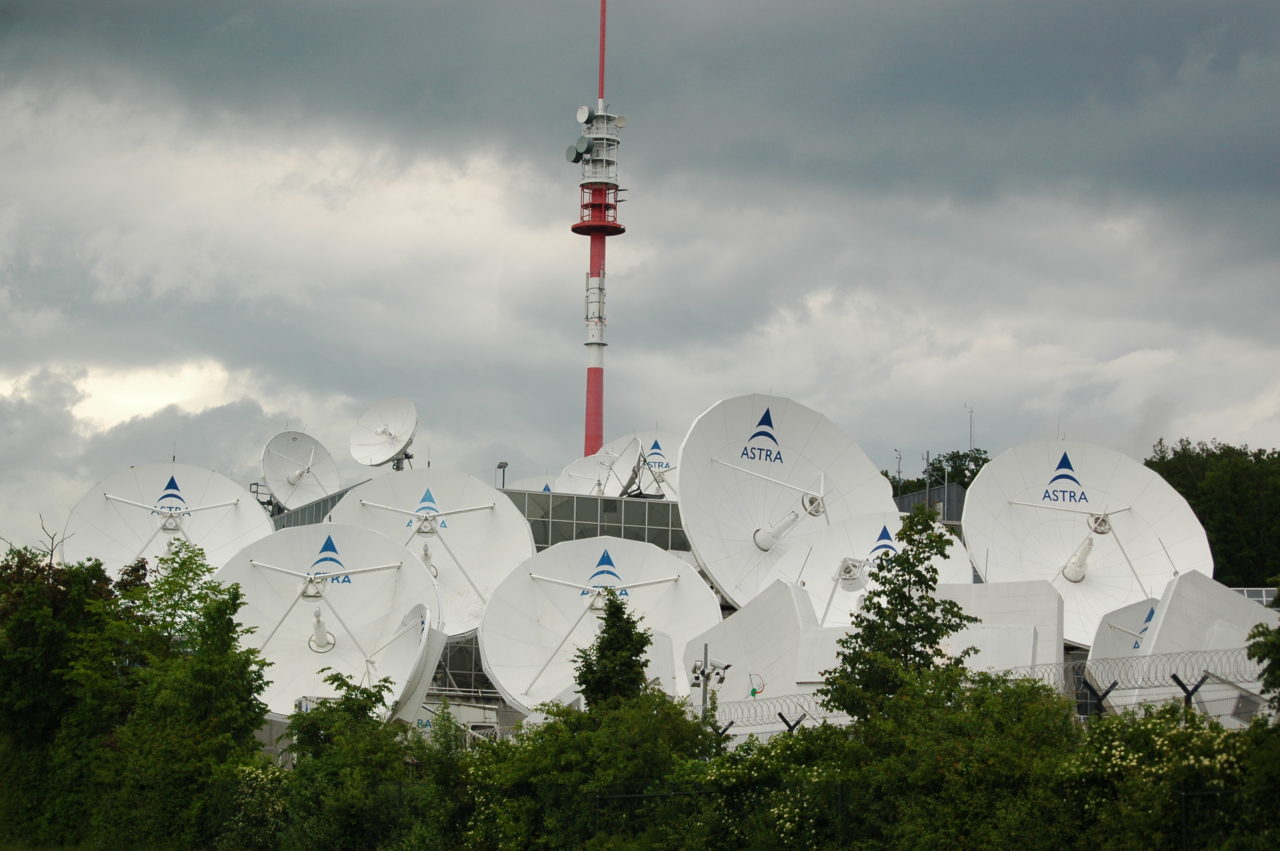 An SES Astra ground station. Photo: SES. 