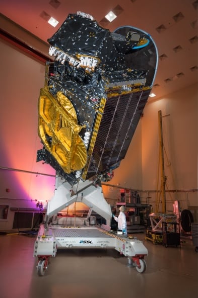 The fully built Amazonas 5 satellite. Photo: SSL.