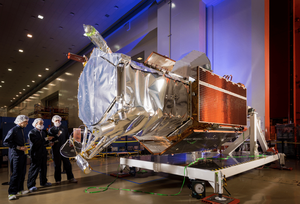 Lockheed Martin Makes Final Preparations for DigitalGlobe’s WorldView 4 Earth Imaging Satellite before Launch. 