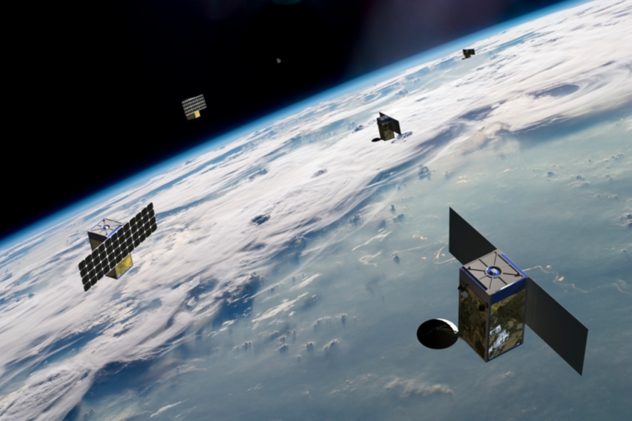 BlackSky’s constellation will have 60 high resolution small satellites that provide frequent revisit rates over 95 percent of the Earth’s population. Photo: Spaceflight Industries. 