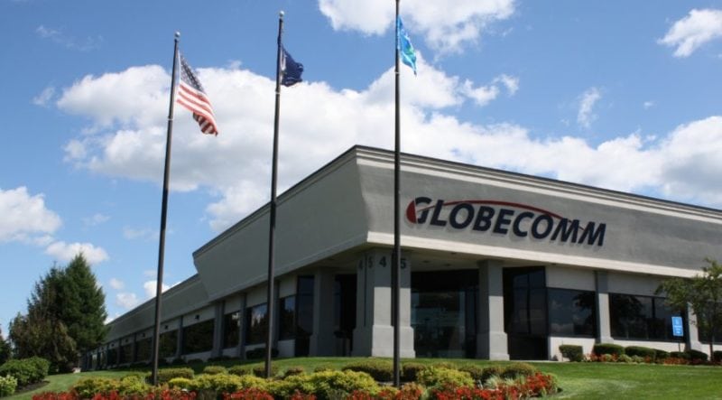 Globecomm headquarters in Long Island, NY. Photo: Globecomm.