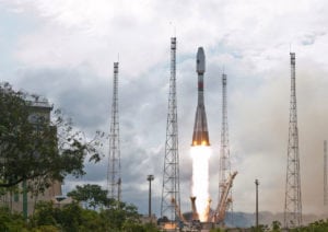Arianespace performs the second launch of four O3b satellites in July 2014. Photo: Arianespace.