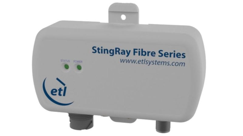 Stingray Fiber unit. Photo: ETL Systems.