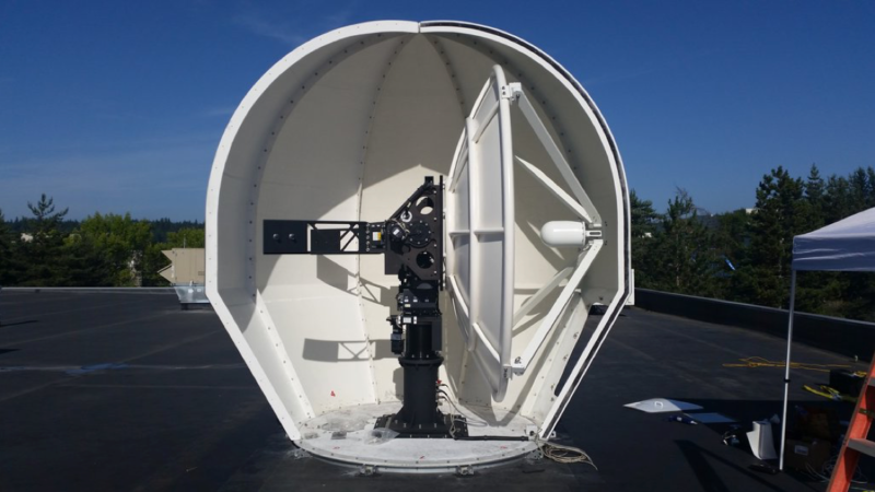 Orbit's Gaia 100 satellite-tracking ground station. Photo: Orbit Communications. 