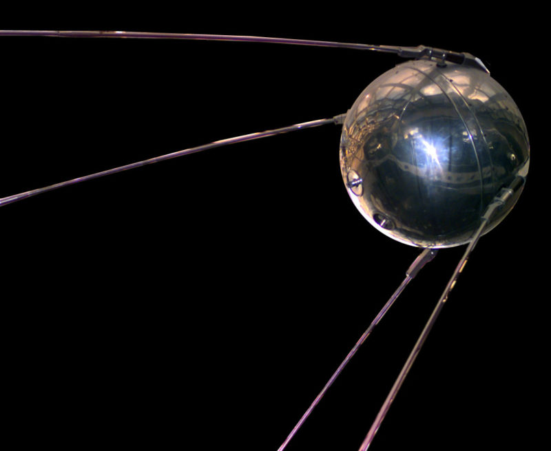 Image of the Sputnik 1 satellite. Photo: NASA.