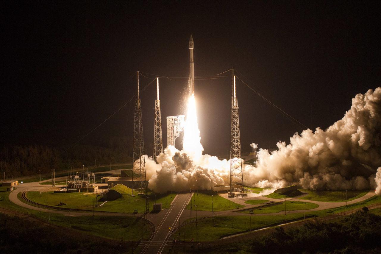 A United Launch Alliance (ULA) Atlas 5 rocket carrying NROL 52 lifts off from Space Launch Complex-41 at 3:28 a.m. ET. on Oct. 15. Photo: ULA.