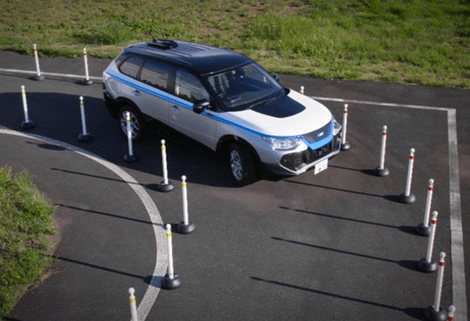 Mitsubish Electric's xAuto autonomous vehicle. Photo: Mitsubishi Electric. 