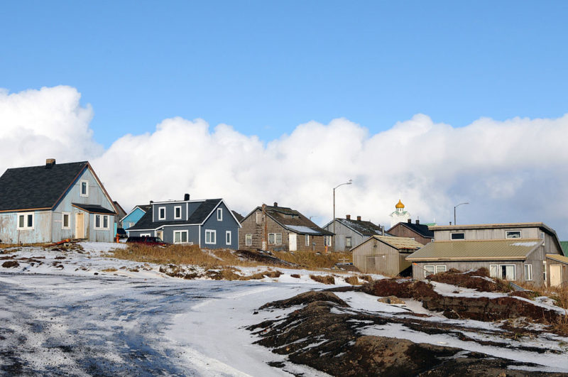 Residential homes in St. Paul Island in Alaska. Photo: Wikimedia.