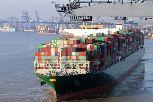 A cargo vessel pulls into port. Photo: Flickr/International Maritime Organization.