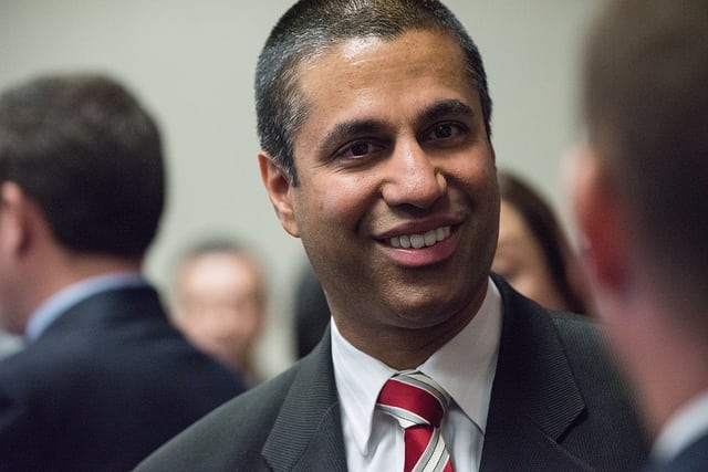 FCC Chairman Ajit Pai during the Inaugural Agriculture and Rural Prosperity Task Force Meeting on June 15, 2017. Photo: Flickr/USDA. 