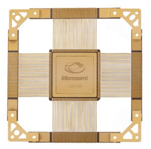 Microsemi's LX7730 Rad-Tolerant Telemetry Controller IC. Photo: Microsemi.