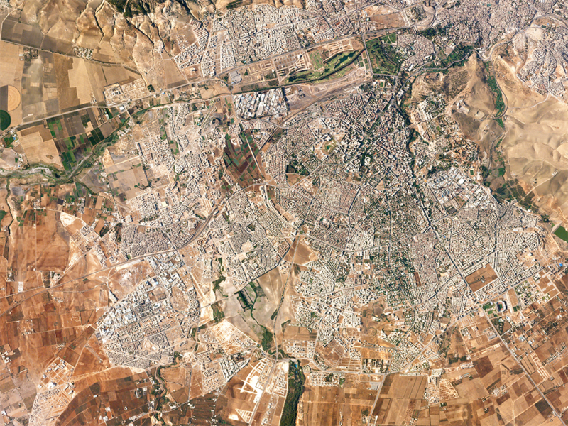 Image taken of Fez, Morocco from space in August 2016. Photo: Planet.