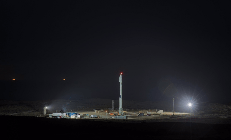 Orbital ATK prepares Minotaur C on the pad the night before launch. Photo: Orbital ATK.