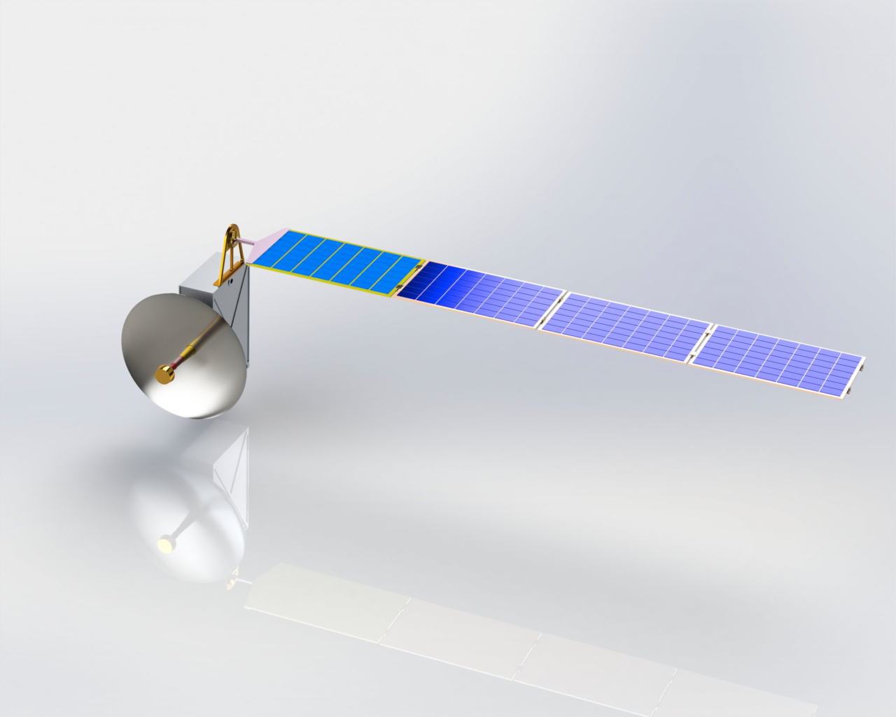 First design images of Vector's Block 0 satellite. Photo: Vector.