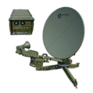 Advantech Wireless' New Engage Class 1.2m Flyaway VSAT Terminal. Photo: Advantech Wireless.