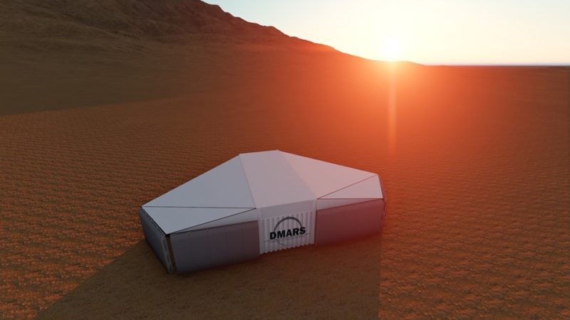 Simulated Mars habitat located near the remote Ramon Crater, Israel. Photo: D-MARS