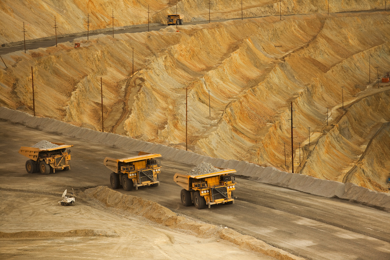 Bingham Canyon copper mine in Utah, the largest man-made hole in the world. Photo: Inmarsat.