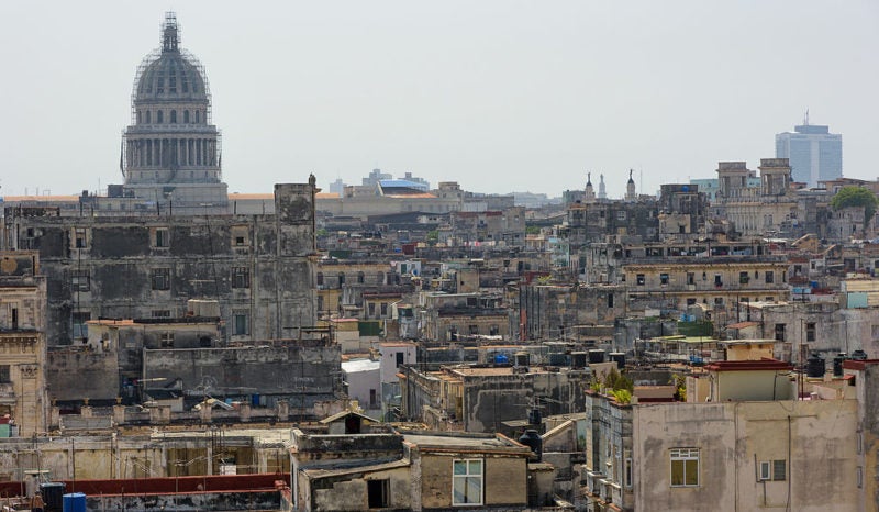 Skyline over Havana, Cuba. Photo: Wikimedia.