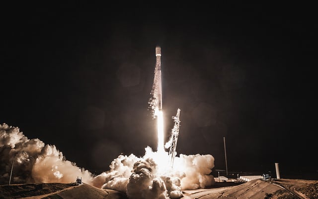 SpaceX launches Paz and its first Starlink prototype in February 2018. Photo: SpaceX.