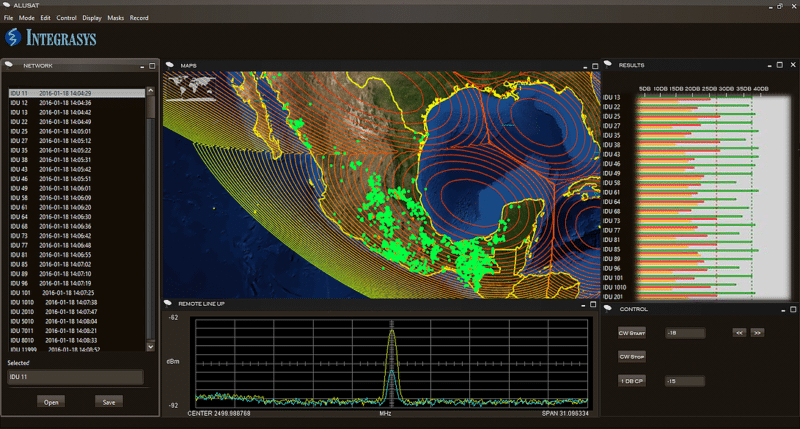 Alusat HTS, VSAT monitoring system. Photo: Integrasys.