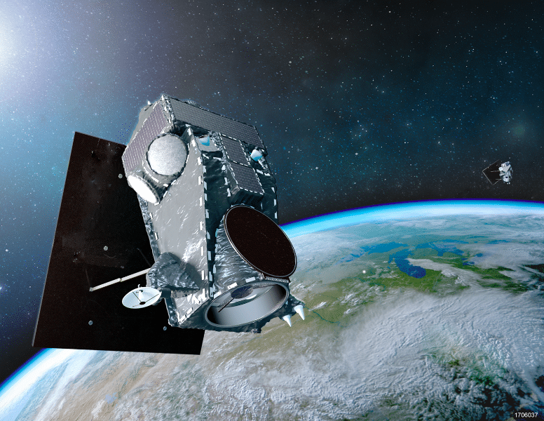 Artist rendition of WorldView Legion satellites. Photo: SSL