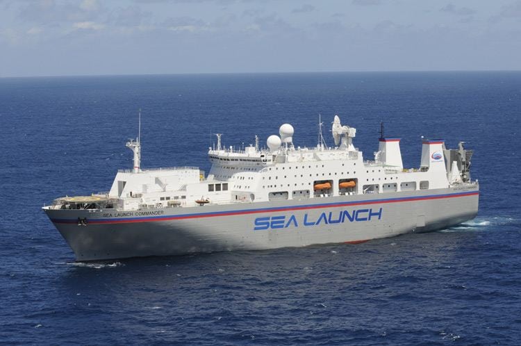 The Sea Launch Commander Ship. Photo: Sea Launch.