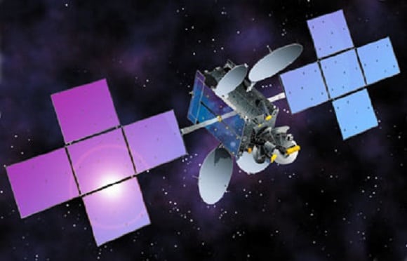 A rendering of Intelsat 14. Photo Credit SSL
