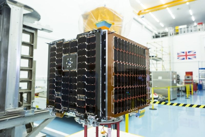 The UK's Royal Air Force launched its first small satellite, Carbonite-2, in January 2018. Photo: SSTL