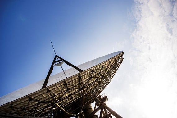 Photo: Goonhilly Earth Station.