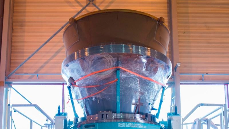 First nozzle produced for the P120 solid rocket motor. Photo: ArianeGroup