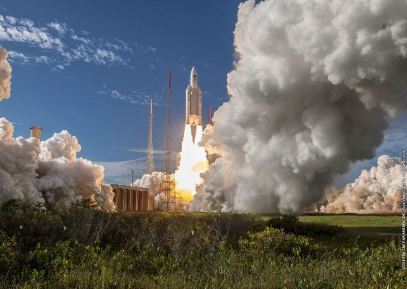 Ariane 5's 99th launch. Photo: Arianespace