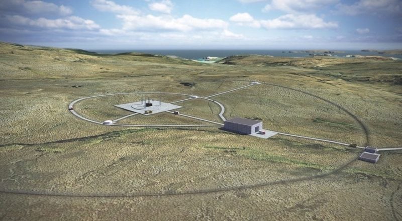 Artist's impression of a UK spaceport. Credit: Perfect Circle PV