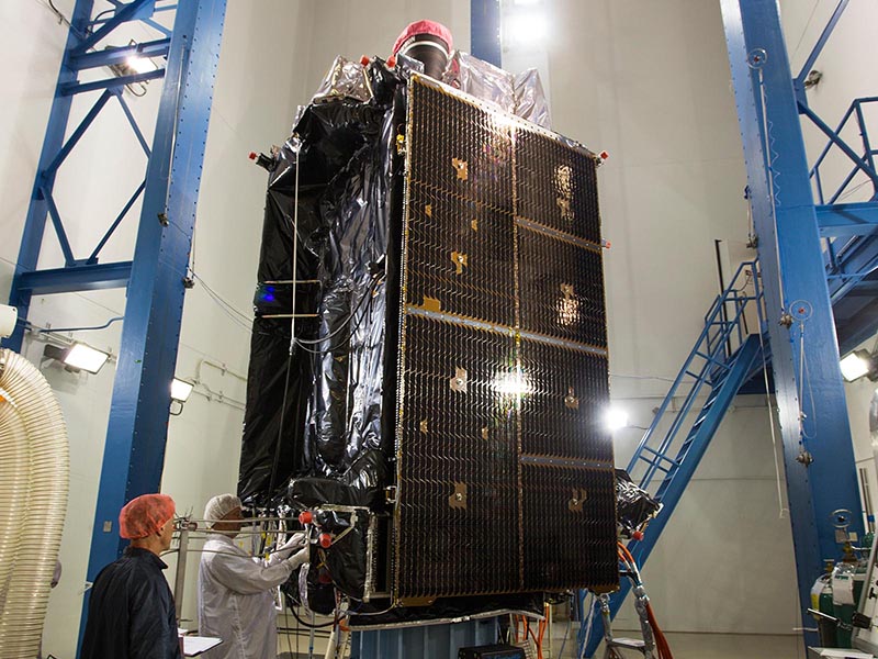 Lockheed Martin-built, next-generation GPS III satellite. Photo: Lockheed Martin