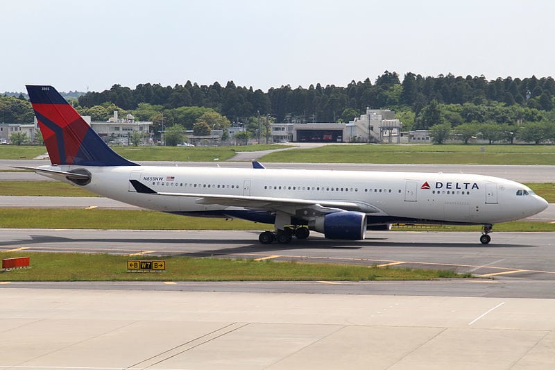 A Delta Airlines A330-200 airplane. Photo: Wikipedia