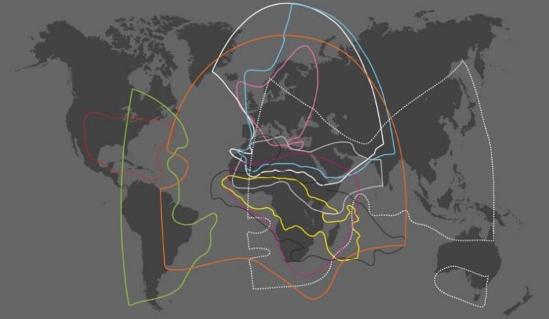 A map of ABS' Multiprotocol Label Switching (MPLS) network. Photo: ABS