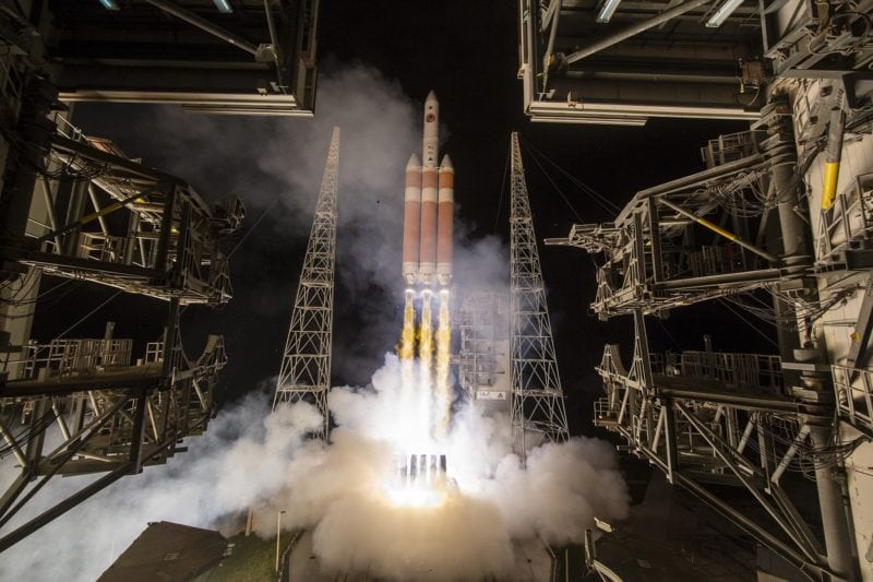 Delta IV Heavy rocket launching NASA's Parker Solar Probe. Photo: United Launch Alliance
