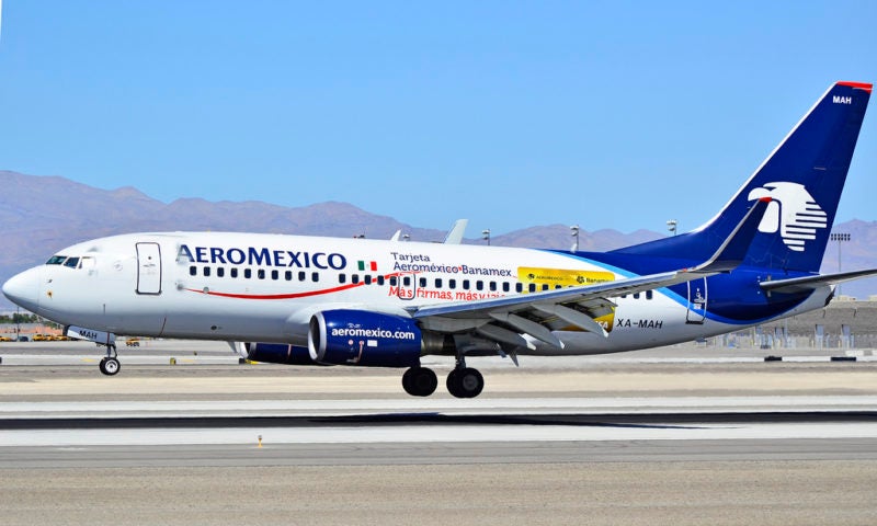 An Aeromexico Boeing 737 plane. Photo: Tomás Del Coro (Flickr)
